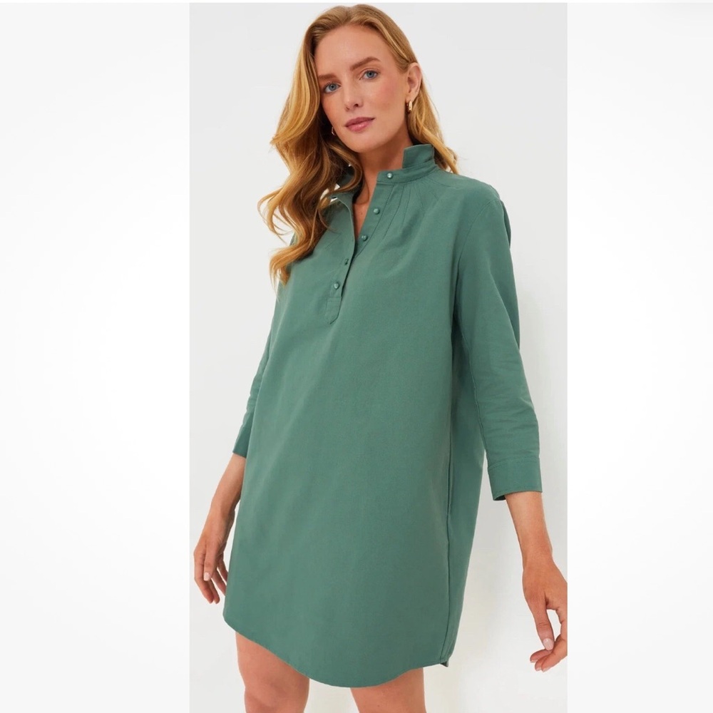 Tuckernuck Pomander Place Green Polly Dress NWTS Size Large